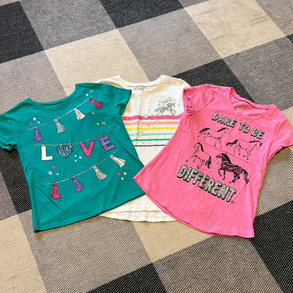 Colorful Graphic T-Shirts Set
